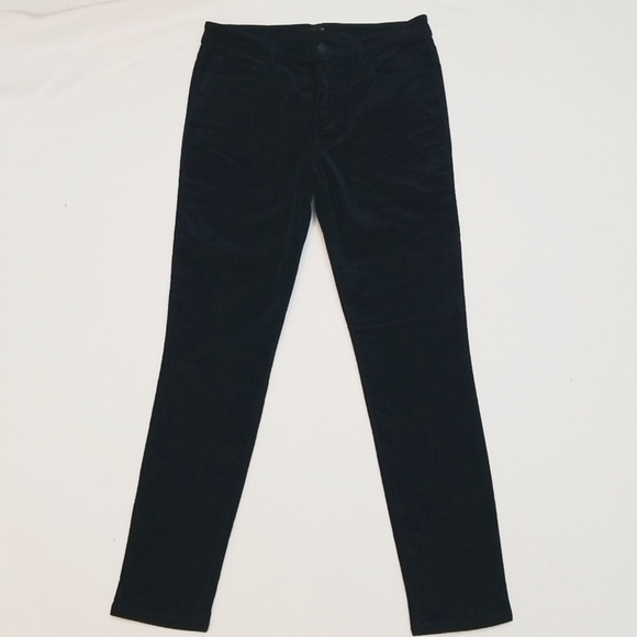 Joe's Jeans Icon Mid-rise Skinny Ankle in Navy Blue Velvet - Picture 3 of 10